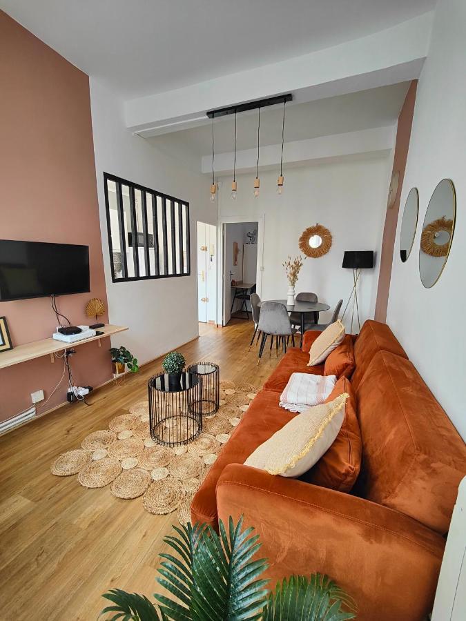 Charmant T2 Atypique, Renove, Confortable Μπεζιέ Εξωτερικό φωτογραφία